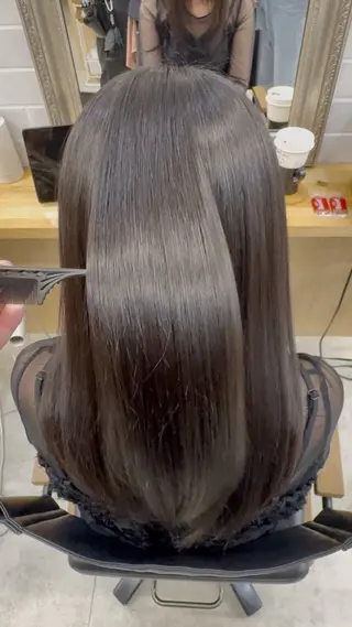 ロング mikoto ☺︎/うる艶縮毛矯正のヘアスタイル