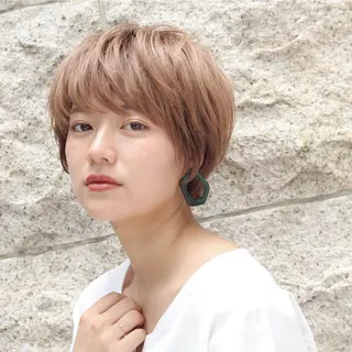 ショート 山野 稚奈のヘアスタイル