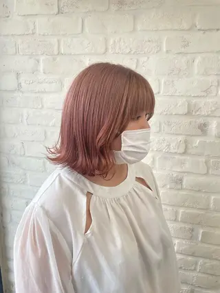 ミディアム テラダ ユウシン西金沢のヘアスタイル