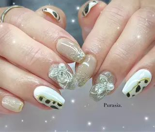 ネイル Purasia✿高橋 マグ/ワンホン/地雷のネイルデザイン