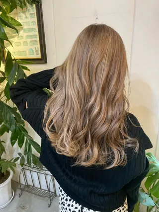 ロング カラー 長濱 俊のヘアスタイル