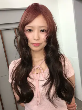カラー 🪺透明感カラー/ 暖色/カエデ🪺のヘアスタイル
