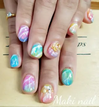 ネイル ショート ・:*+.✳︎˚✧₊ MAKI NAILのネイルデザイン