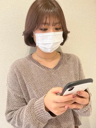 ショート カラー 外国人対応 佐久間のヘアスタイル