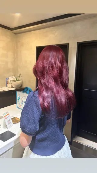 ロング カラー タナカ カナ🫧のヘアスタイル