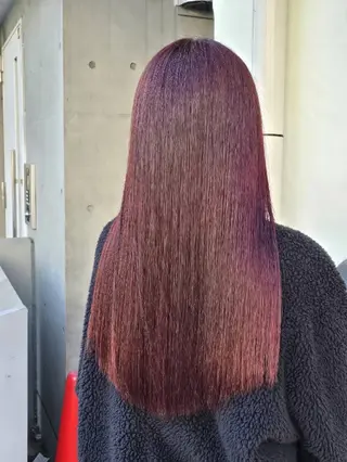 ロング カラー 透明感🫧艶カラー✨ レイヤー✂渡辺祐輔のヘアスタイル