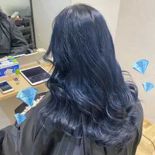 ロング カラー 色落ちまで可愛い🧚 心斎橋hikaruのヘアスタイル