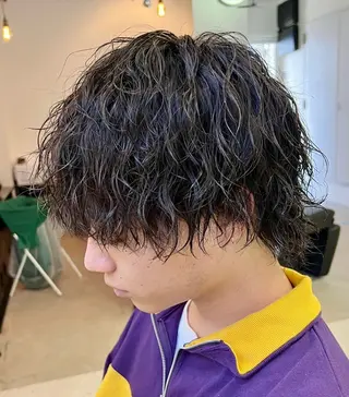 パーマ メンズ 横浜メンズパーマ/ シャドウ/ショウゴのヘアスタイル