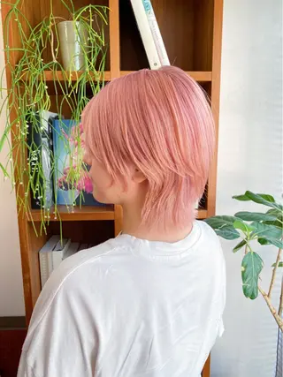 ショート カラー 似合わせレイヤー/ ケアパーマ/高倉のヘアスタイル
