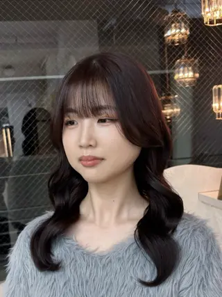 ロング カラー XELM高崎 nearaのヘアスタイル