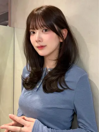 ミディアム 浦和/ジュエリ 美髪矯正×カット💎のヘアスタイル
