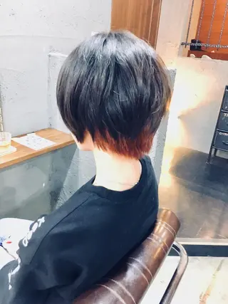 ショート カラー ヘアアレンジ 桜田 修未のヘアスタイル
