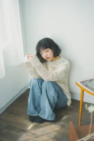 ミディアム カラー 期間限定モデル募集! 平尾高宮／谷口楓佳のヘアスタイル