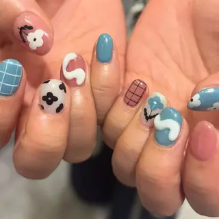 ネイル 栗田 ゆう子のネイルデザイン