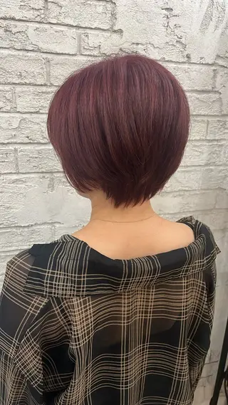 ショート 🪽髪質改善縮毛矯正 🤍MIU🤍のヘアスタイル