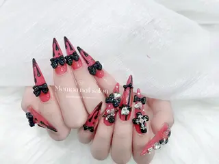 ネイル MoMoA Nail ネイル長さ出し専門店のネイルデザイン