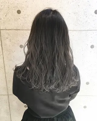 セミロング レイヤー/髪質改善 /山永圭介のヘアスタイル
