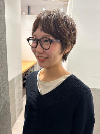 ショート パーマ センスをお届けします 大谷将生infpのヘアスタイル