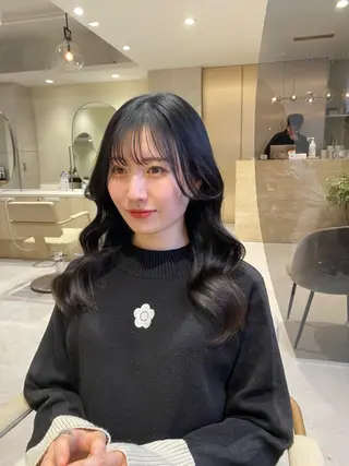 ロング カラー 透明感カラー🌿 グレージュ🐺陽介のヘアスタイル