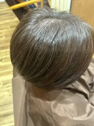 ショート カラー 白髪ぼかし ミズヒロのヘアスタイル