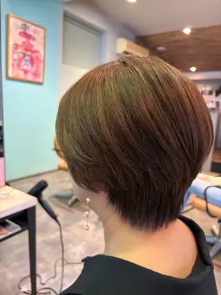 ショート ブリーチモデル RURUのヘアスタイル