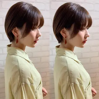 ショート drop/鶴見 /西巻大のヘアスタイル