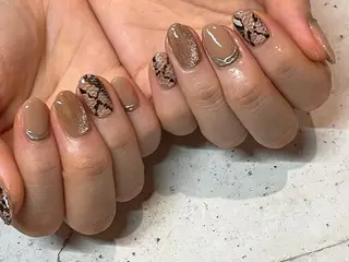 ネイル 韓国/ワンホン/長さ 出しつけ放題🎀のネイルデザイン