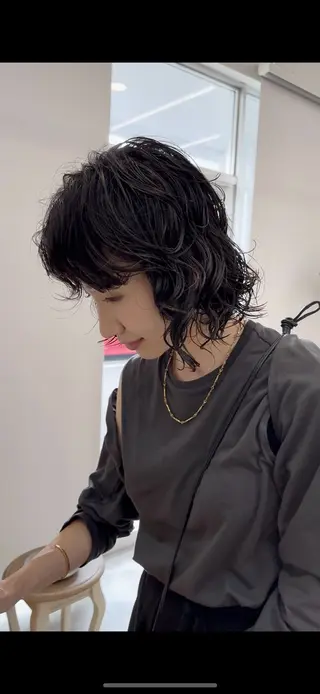 ショート パーマ 松井 佑太のヘアスタイル