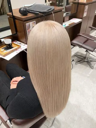 ロング カラー 🍀透明感ナチュラル カラー🍀じゅんのヘアスタイル