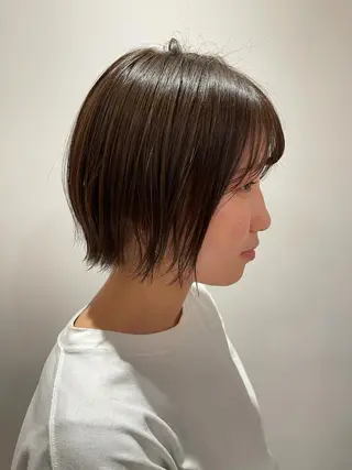 ショート カラー パーマ ヘアアレンジ 髪質改善/韓国風 レイヤー/田村祐樹のヘアスタイル