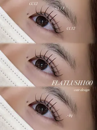 マツエク・マツパ CreBiA🎀 ayaのマツエク・マツパデザイン