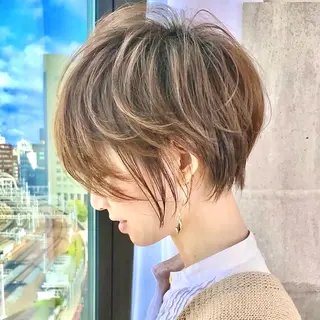 ショート ショート似合わせ特化 /谷町/妃菜🎀のヘアスタイル
