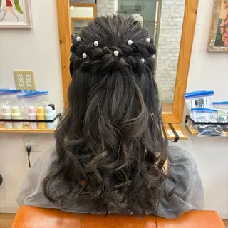 ロング ヘアアレンジ KAREN🕊️ 大宮美容室のヘアスタイル