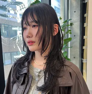 ロング ハッシュカット カシマハヤトのヘアスタイル