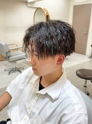 パーマ メンズ メンズパーマ 朝ラクセット 颯のヘアスタイル