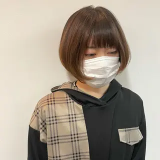 ショート ERINA🐸垢抜け ミディアム/レイヤーのヘアスタイル