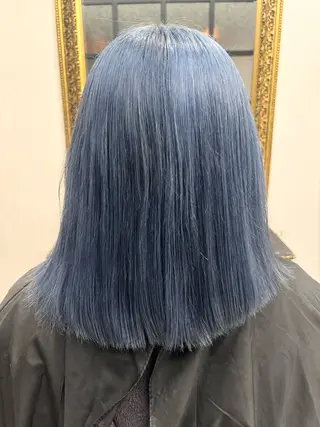 ミディアム カラー ケアブリーチ🥣 縮毛矯正Ryokoのヘアスタイル
