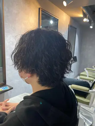 メンズ かずさ🐈‍⬛ lmu by ifのヘアスタイル
