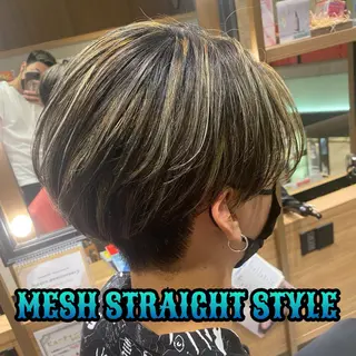 ミディアム カラー メンズ unopulir 景山 凌のヘアスタイル