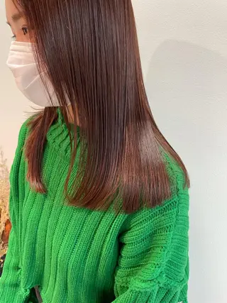 ロング カラー 大人ボブと似合 わせカラー/馬場 翼のヘアスタイル
