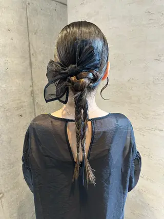 ヘアアレンジ はやしほのか| ヘアセット×カラーのヘアスタイル