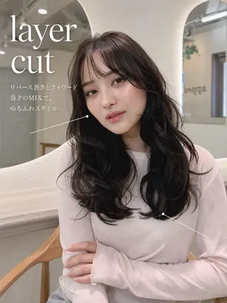 ロング 茂木俊哉 /縮毛矯正のヘアスタイル