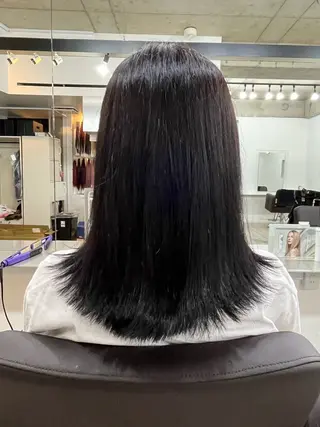 ロング カラー ヘアアレンジ エクステ7:30〜 LuciA\5900のヘアスタイル