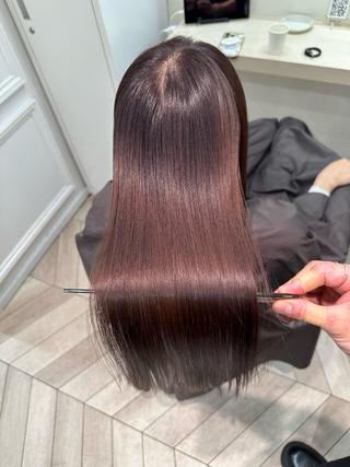 ロング 【美髪縮毛矯正/ 髪質改善】岡邉隆太のヘアスタイル