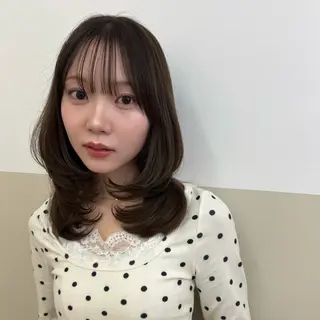 ミディアム 髙落 香帆のヘアスタイル