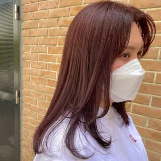 セミロング 🎀 原宿/ブリーチ 🎀 ♡Reina♡のヘアスタイル