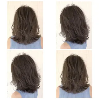 ミディアム カラー 髪質改善特化KIZU /艶髪研究(京都)のヘアスタイル