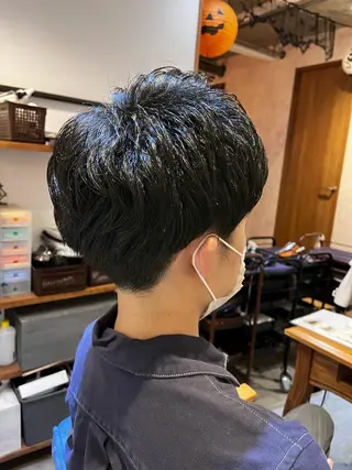 ショート メンズ 佐藤槙哉 サトウシンヤのヘアスタイル