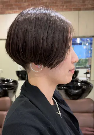 ショート エフィラージュ カット✂️髪質改善のヘアスタイル