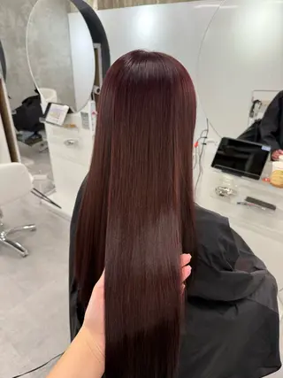 ロング カラー yuuna ✮ door whiteのヘアスタイル